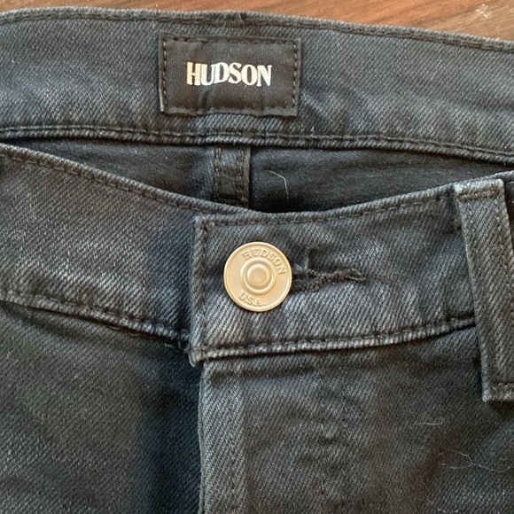 Hudson Riley Grommet Studded Slim Boyfriend Jeans - Picture 4 of 7